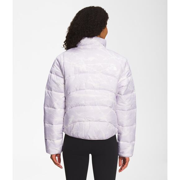 NWT The North Face TNF 2000 Puffer Lavender Print Jacket Women's Size Large - Picture 4 of 11